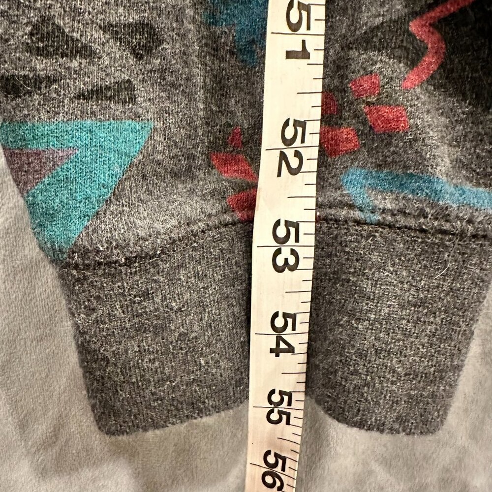 Kavu One Der Suit Small Geometric One Piece Pajama Jumpsuit Hoodie Sleepwear - Picture 5 of 11